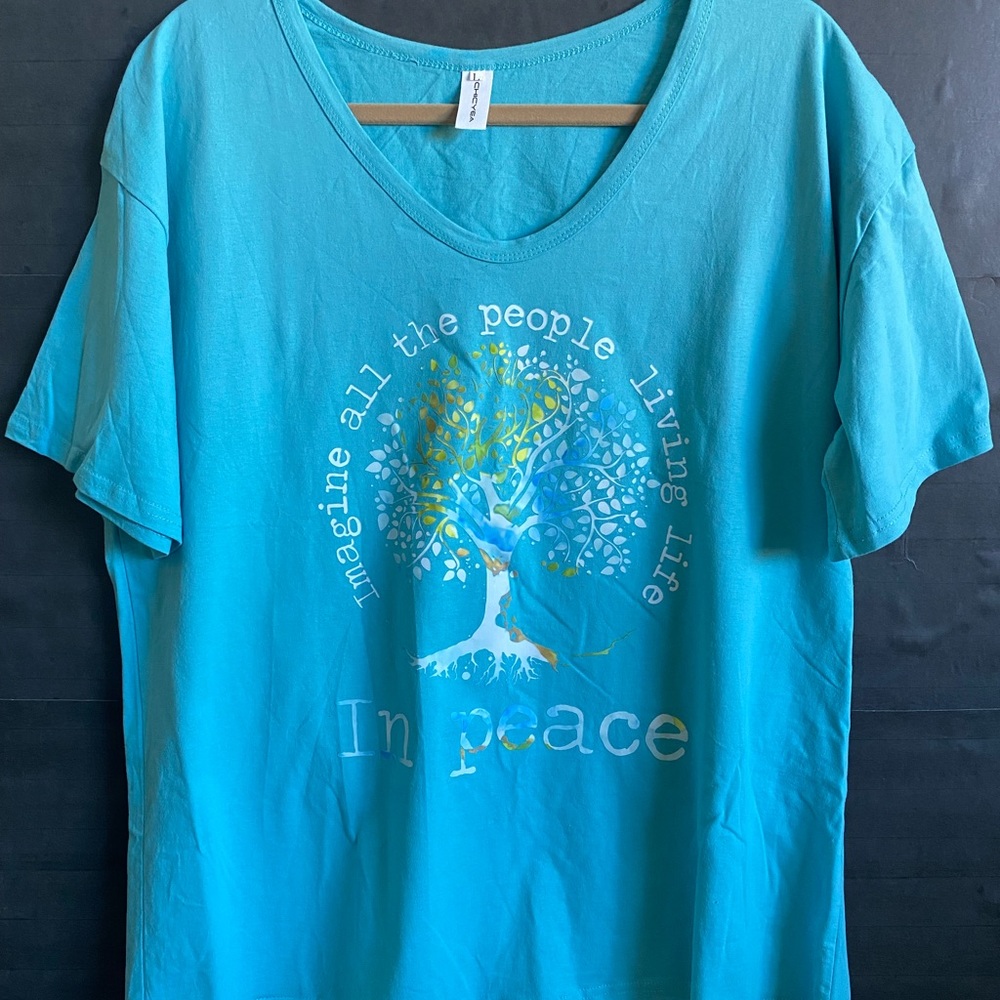 Light blue Imagine T-shirt